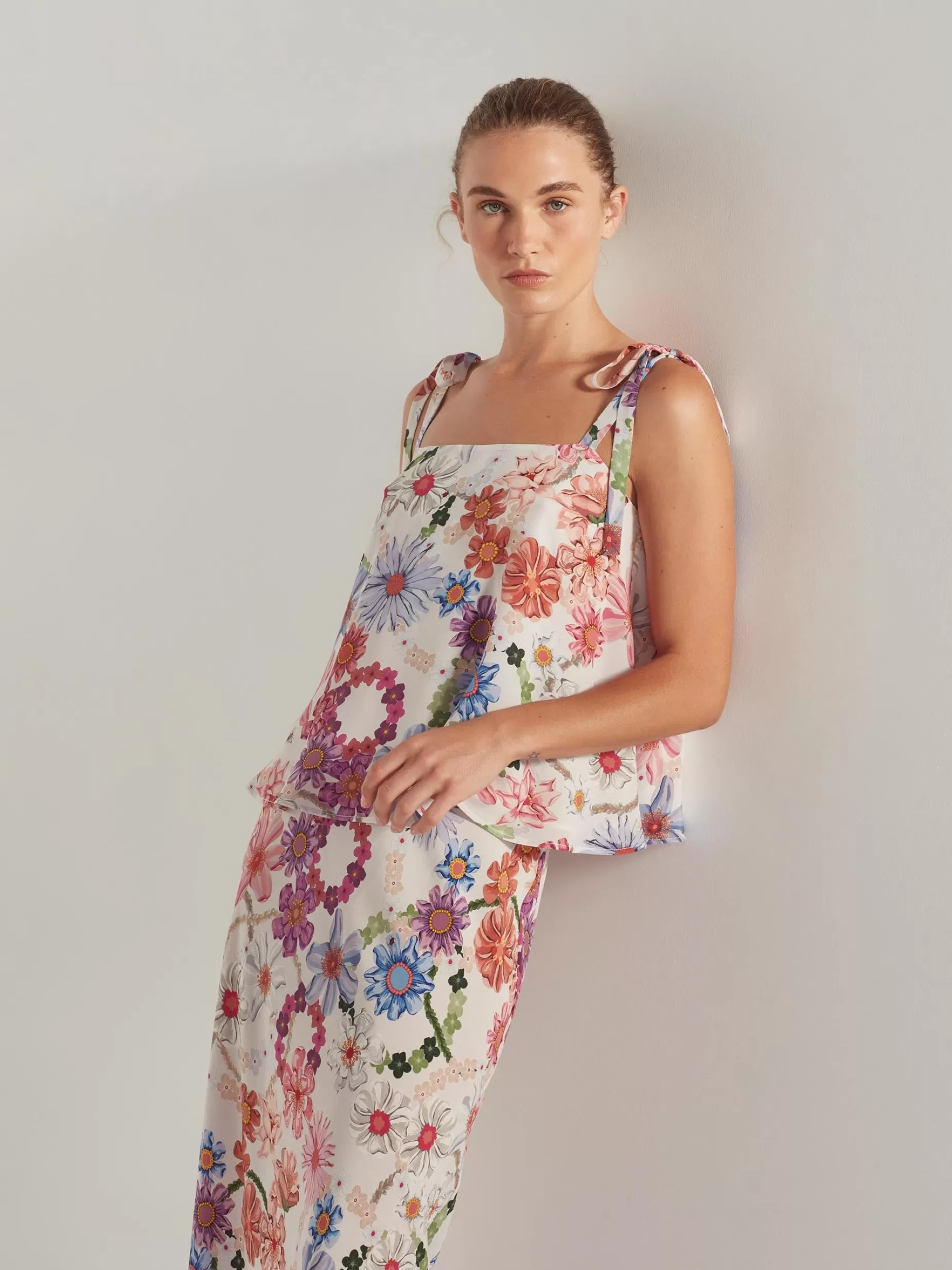 Women Juliette Hogan Adora Cami Summer Solstice Silk