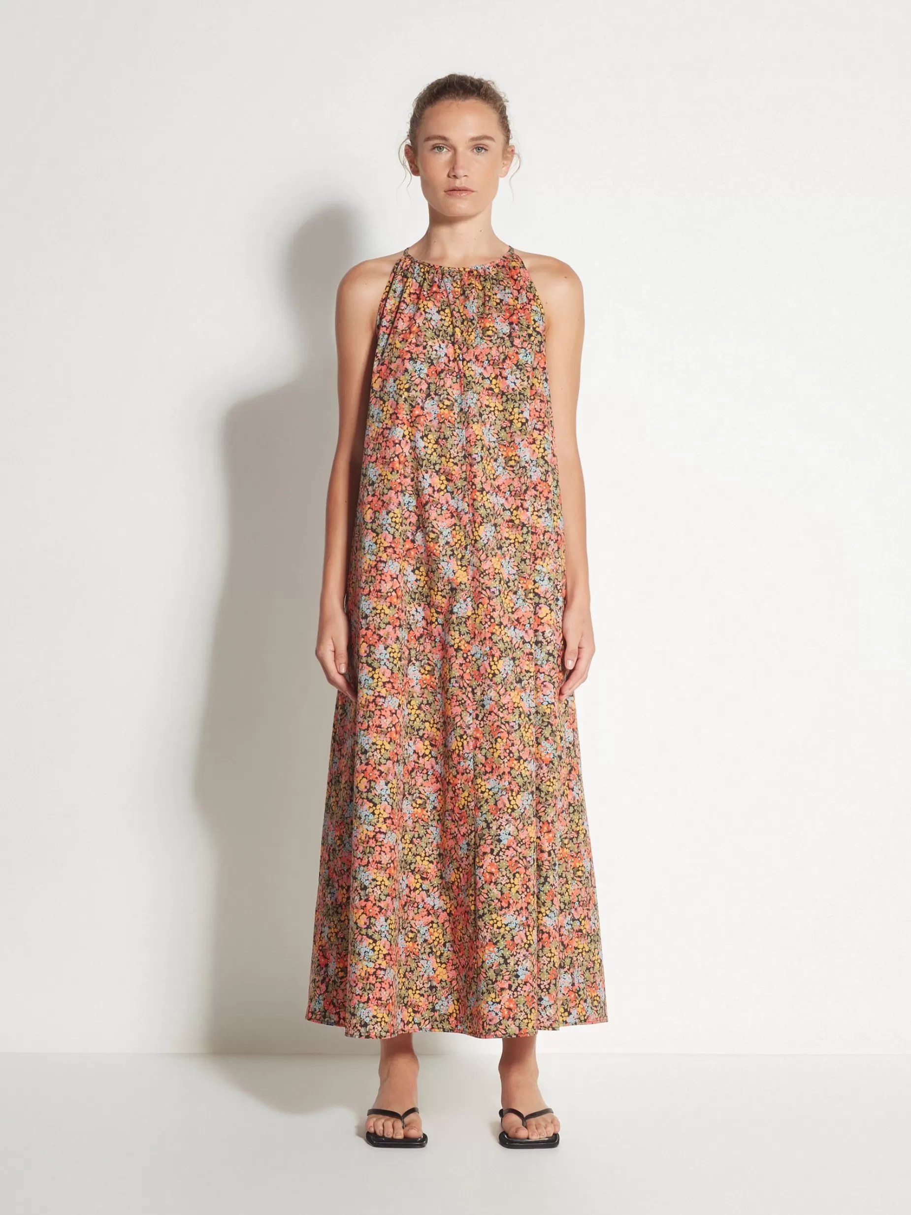 Women Juliette Hogan Astrid Dress Pop Floral Cotton