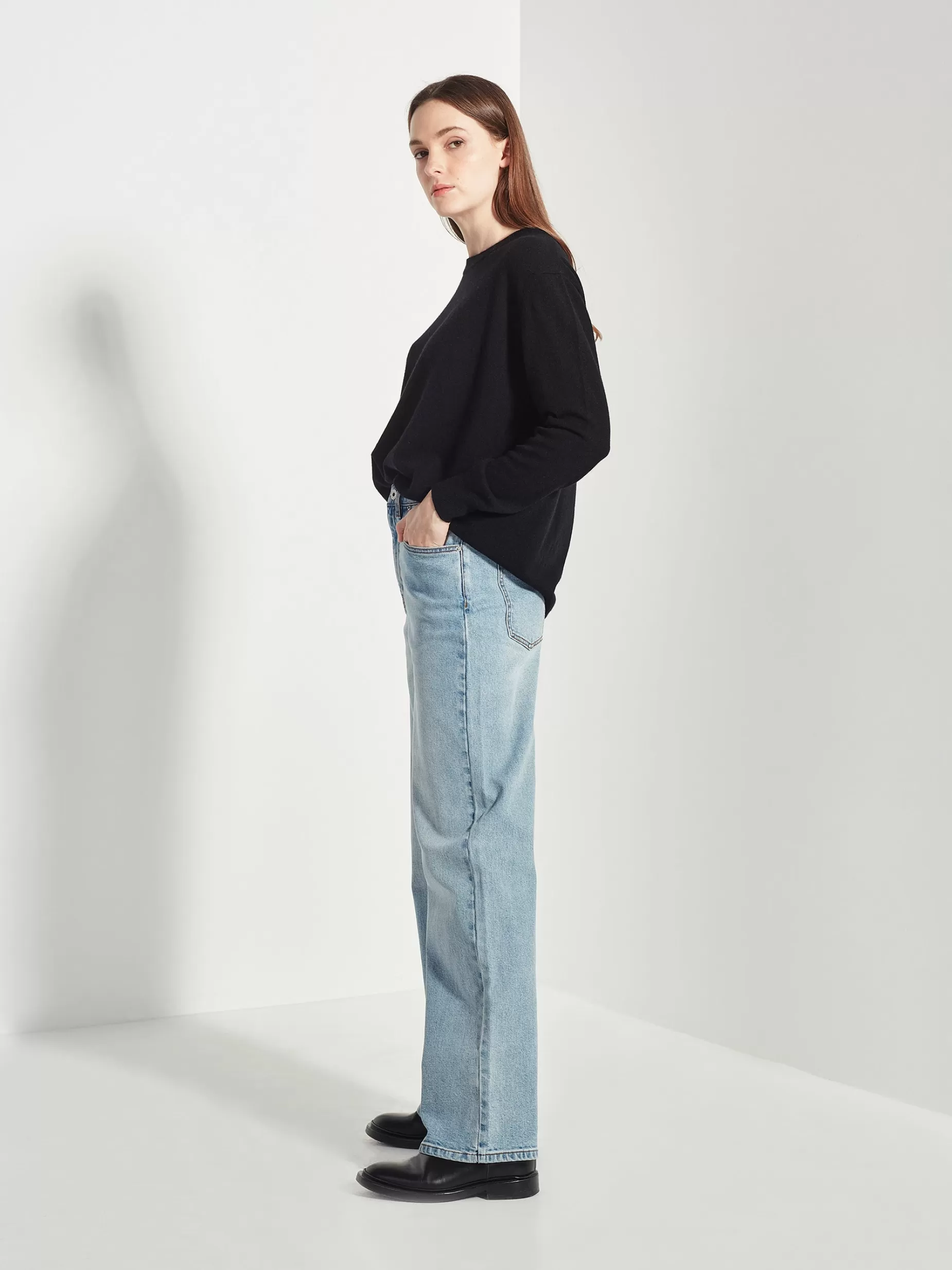 Women Juliette Hogan Casey Crew Cashmere