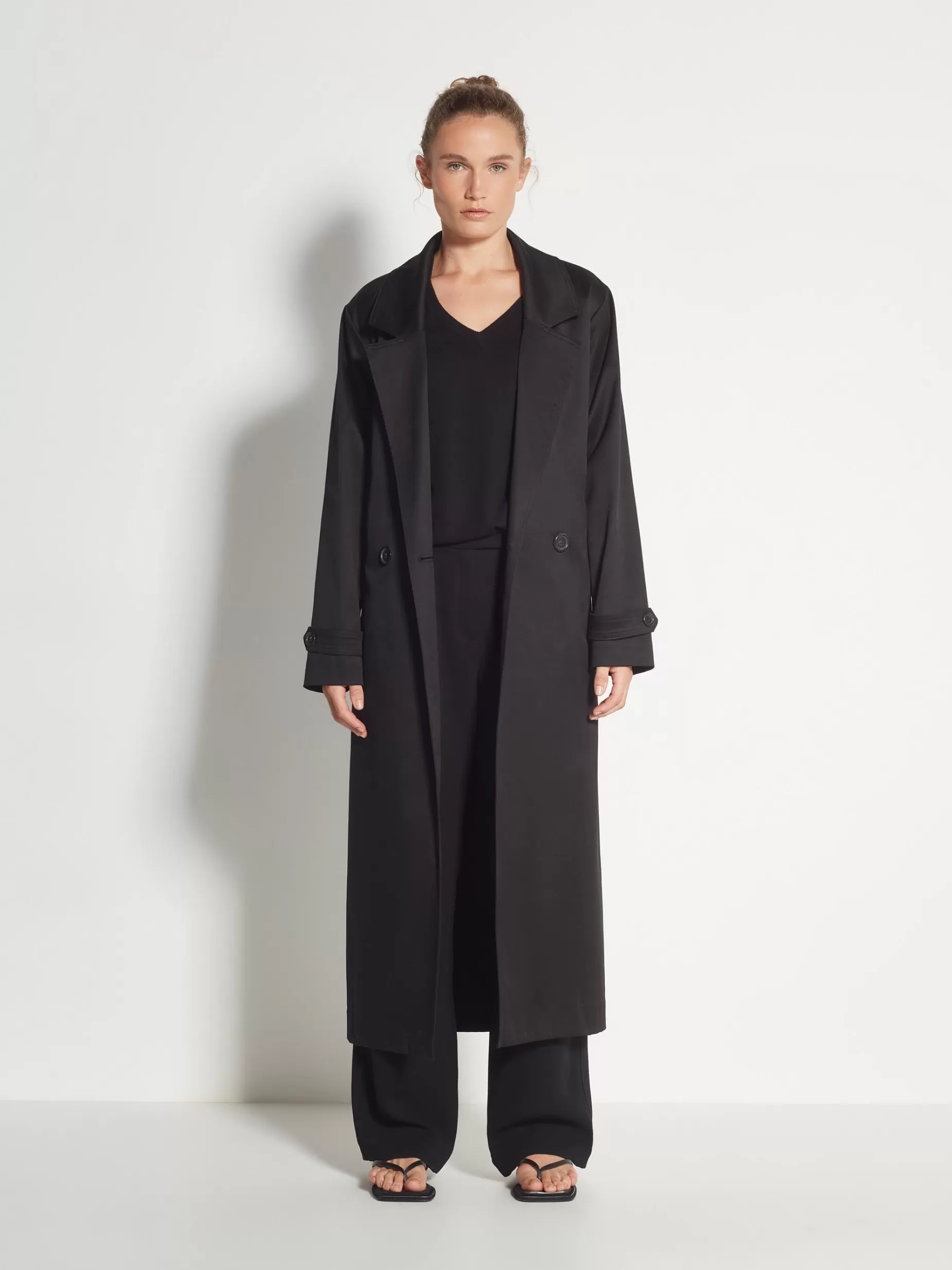 Women Juliette Hogan Dana Trench Trench Twill