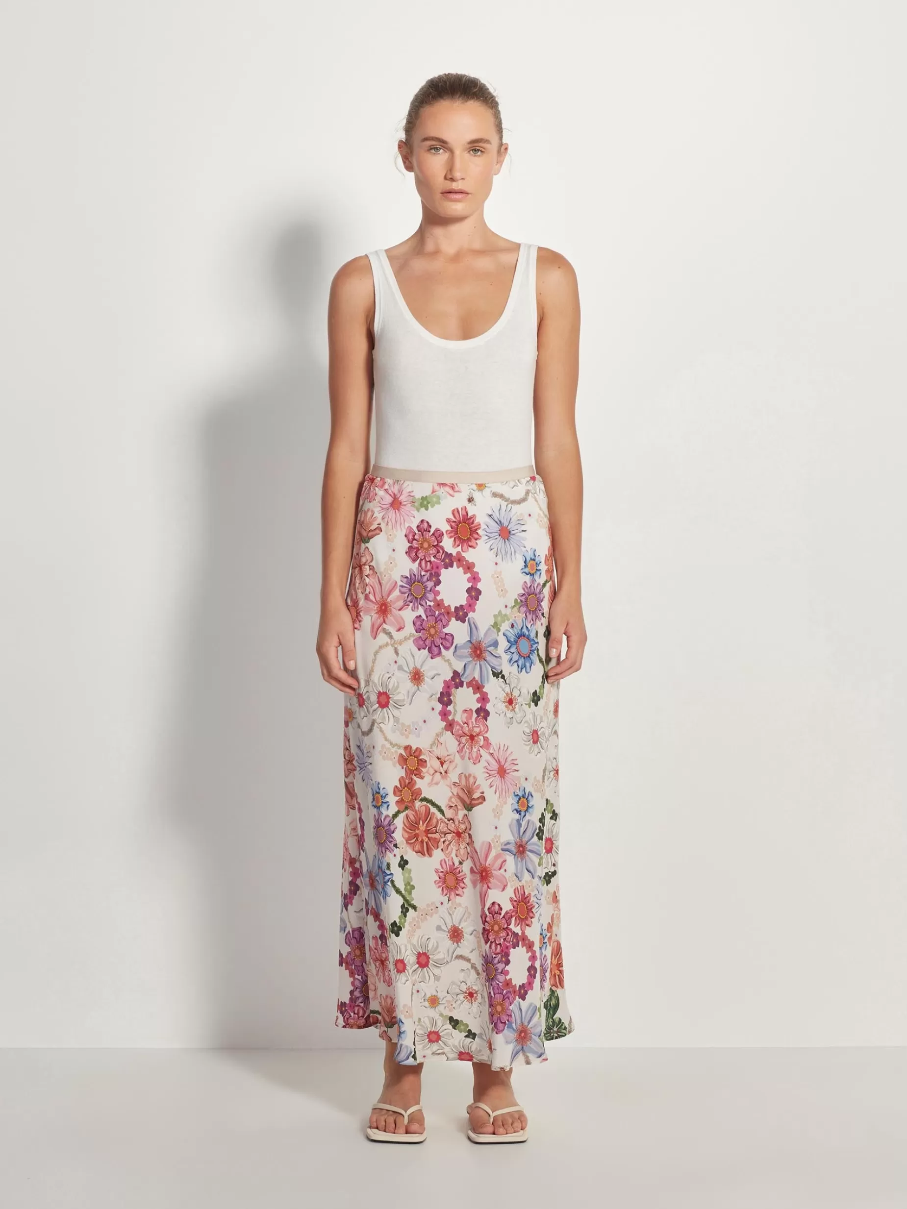 Women Juliette Hogan Em Skirt Summer Solstice Silk