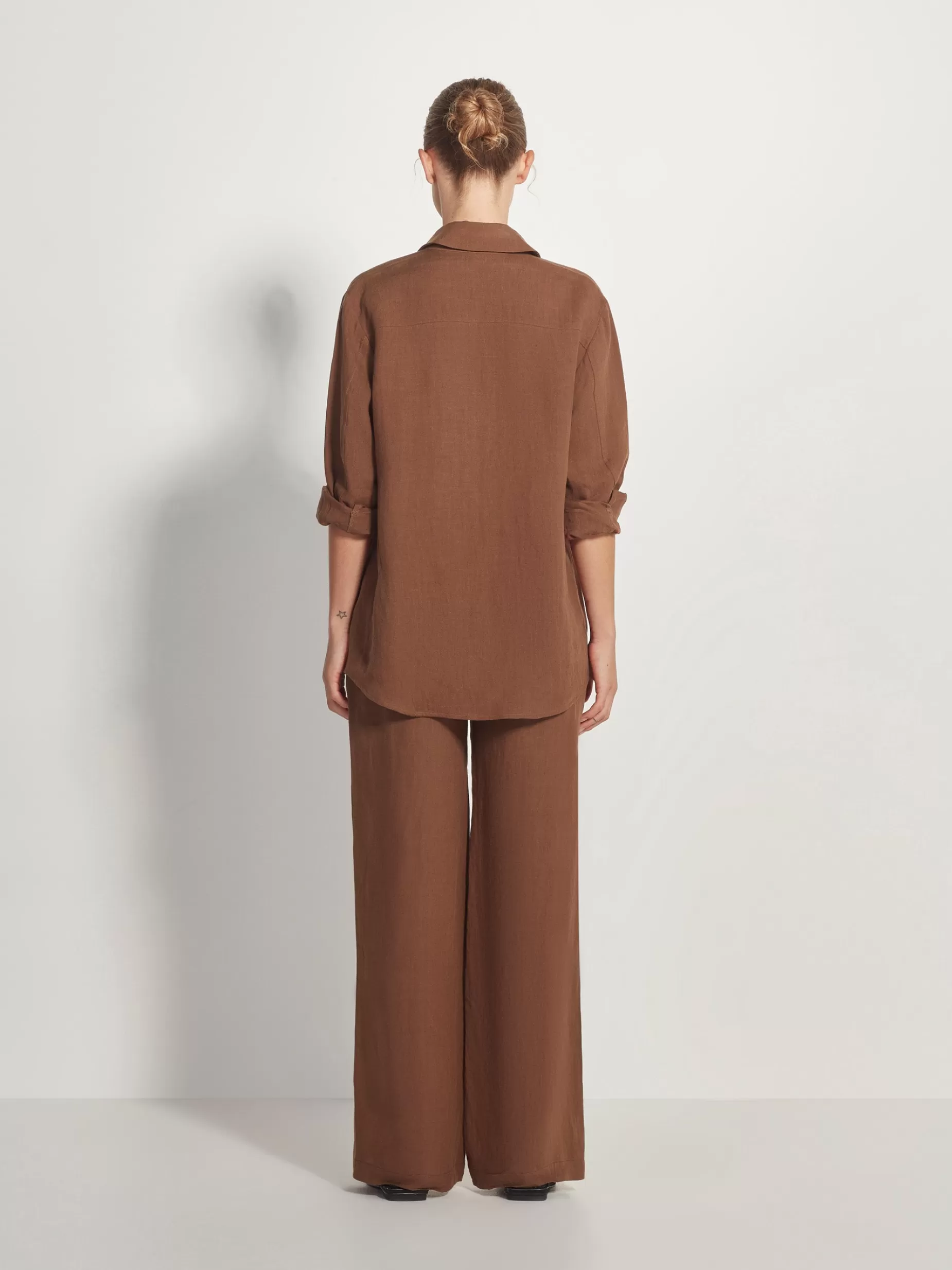 Women Juliette Hogan Essa Shirt Vintage Linen