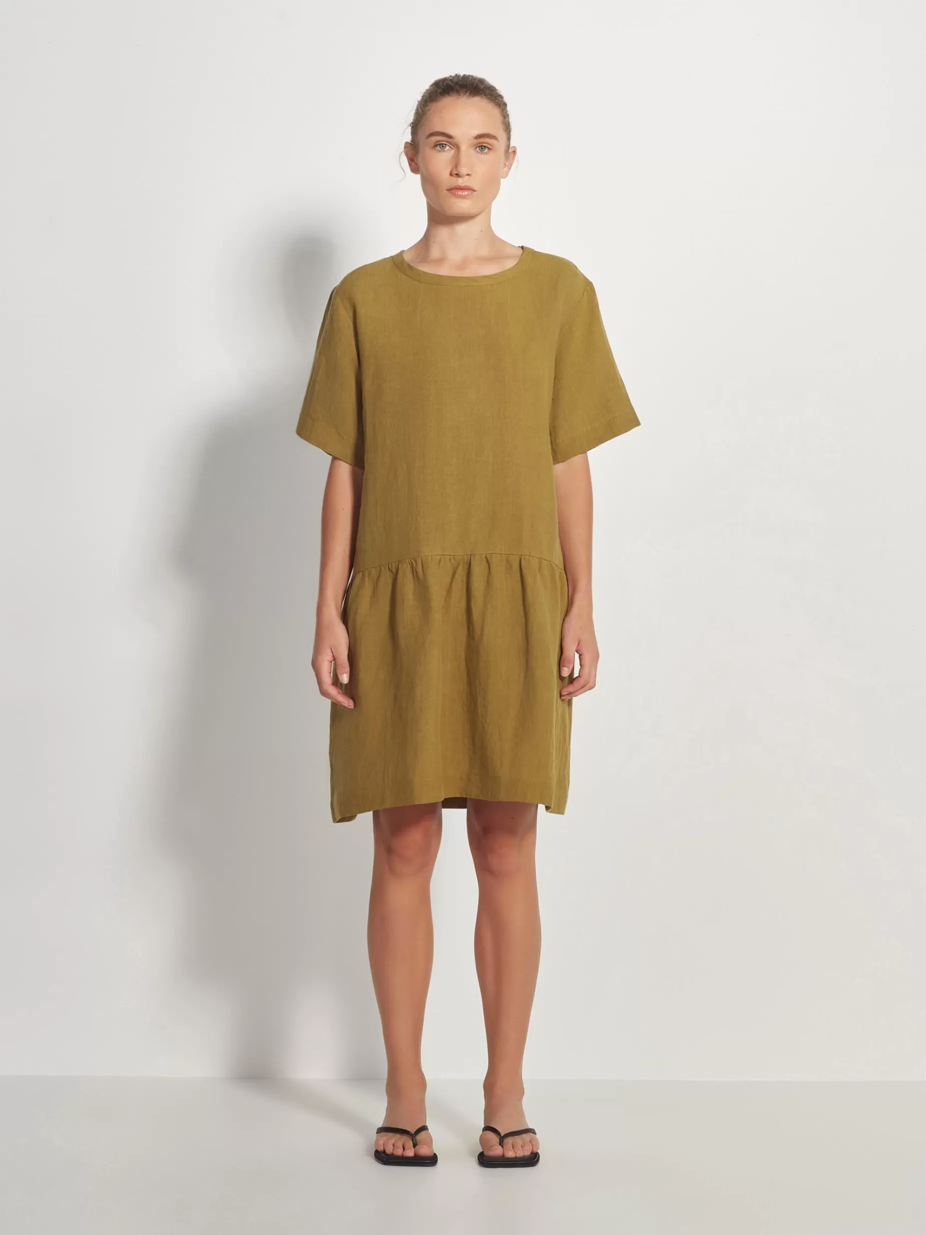 Women Juliette Hogan Hayley Dress Vintage Linen