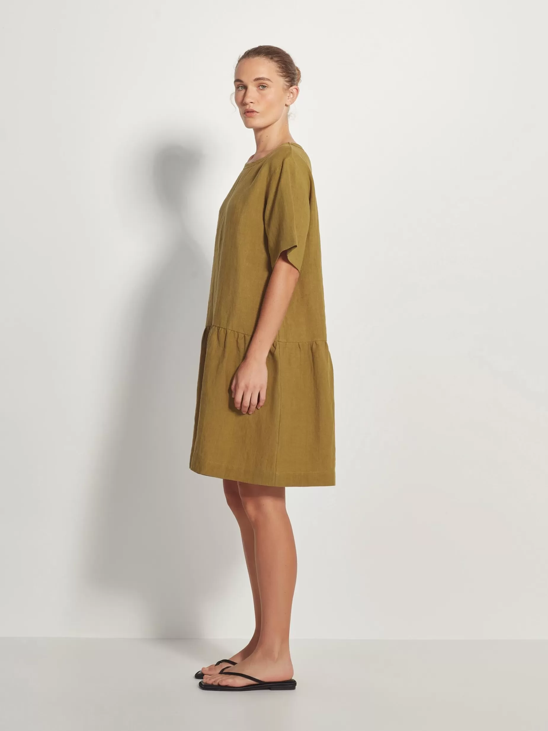 Women Juliette Hogan Hayley Dress Vintage Linen