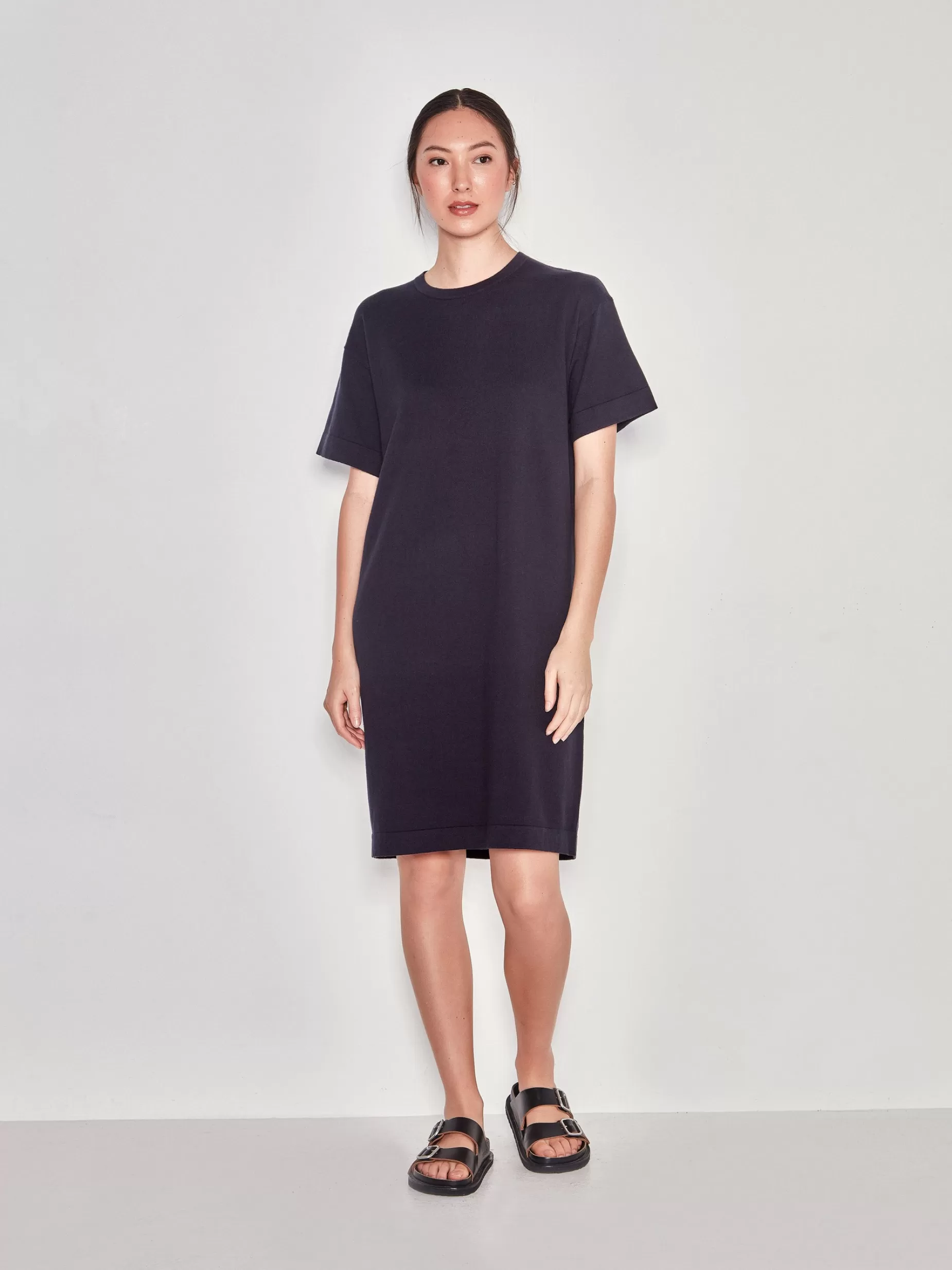 Women Juliette Hogan Jhl Box T Dress Cotton Cashmere