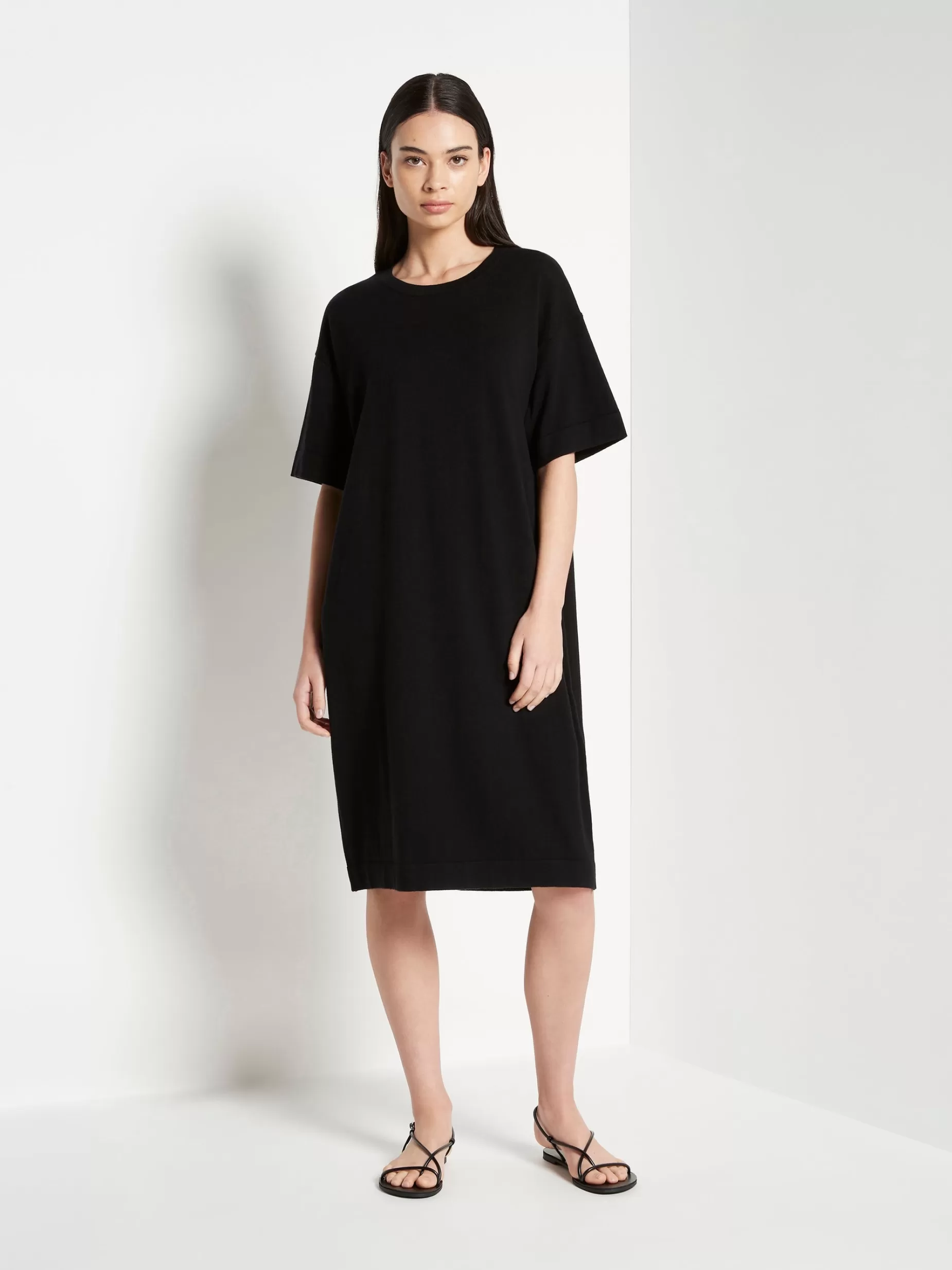 Women Juliette Hogan Jhl Box T Dress Cotton Cashmere