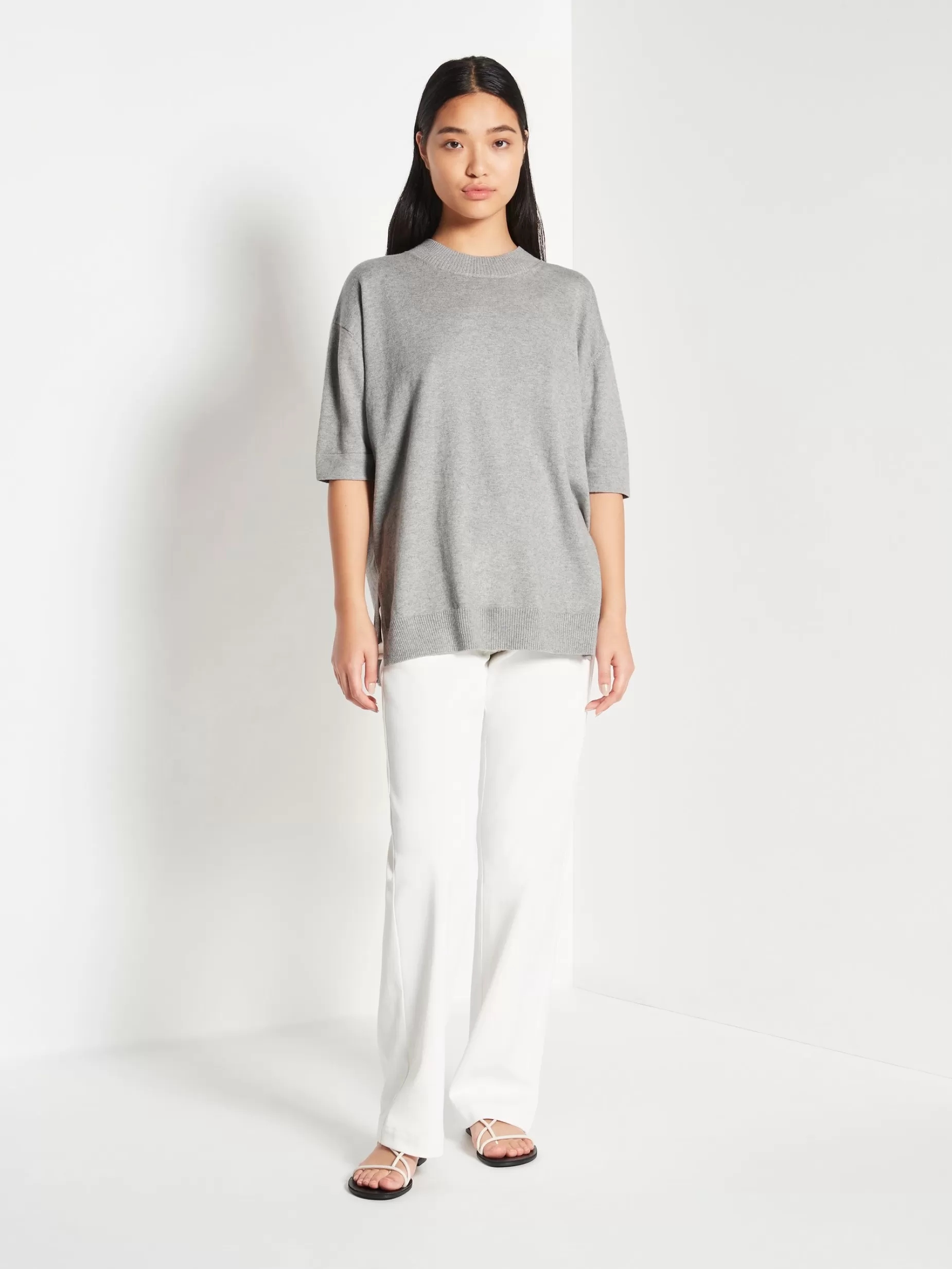 Women Juliette Hogan Jhl Crew S/S Sweater Cotton Cashmere