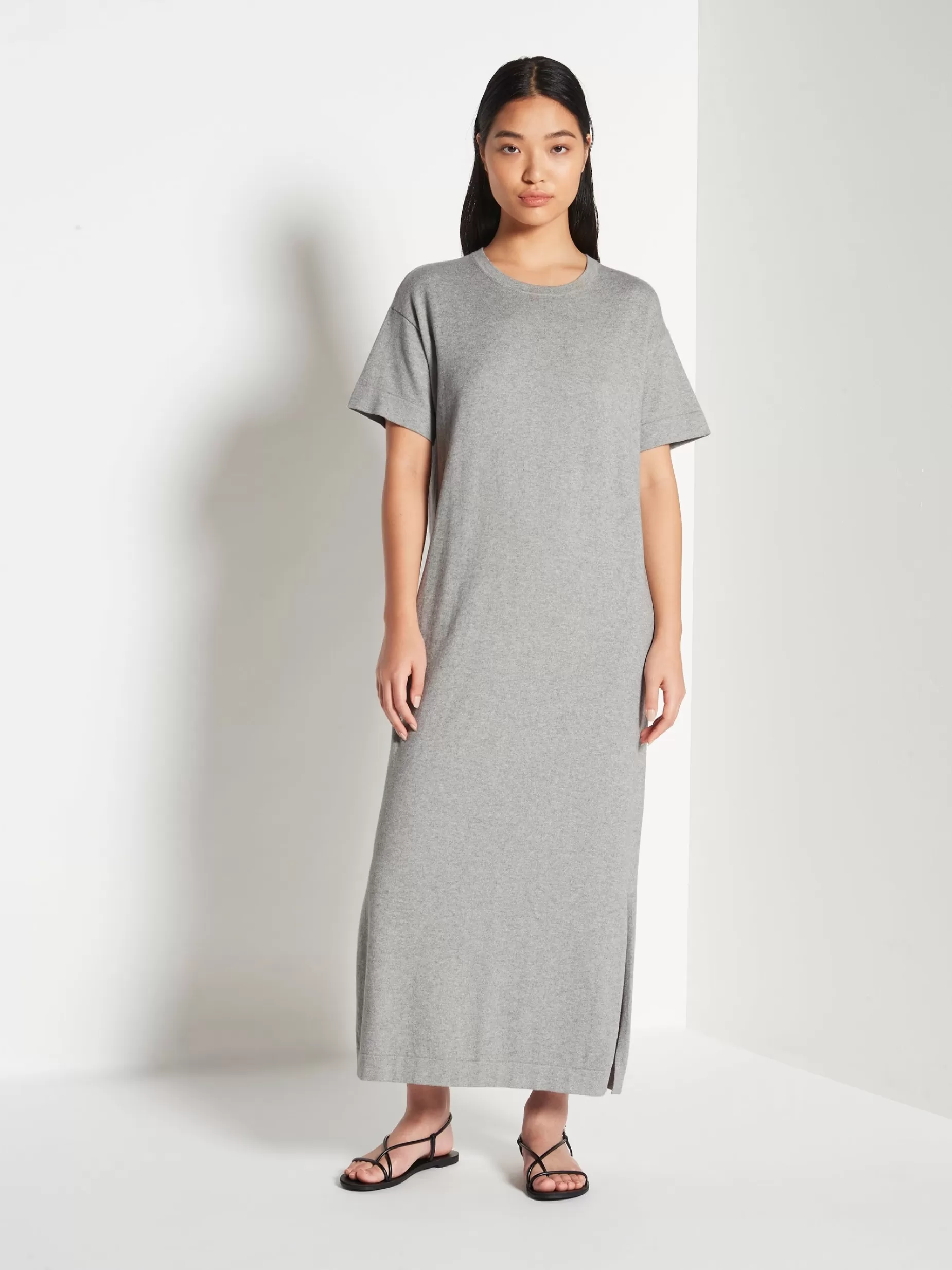 Women Juliette Hogan Jhl Long Box T Dress Cotton Cashmere