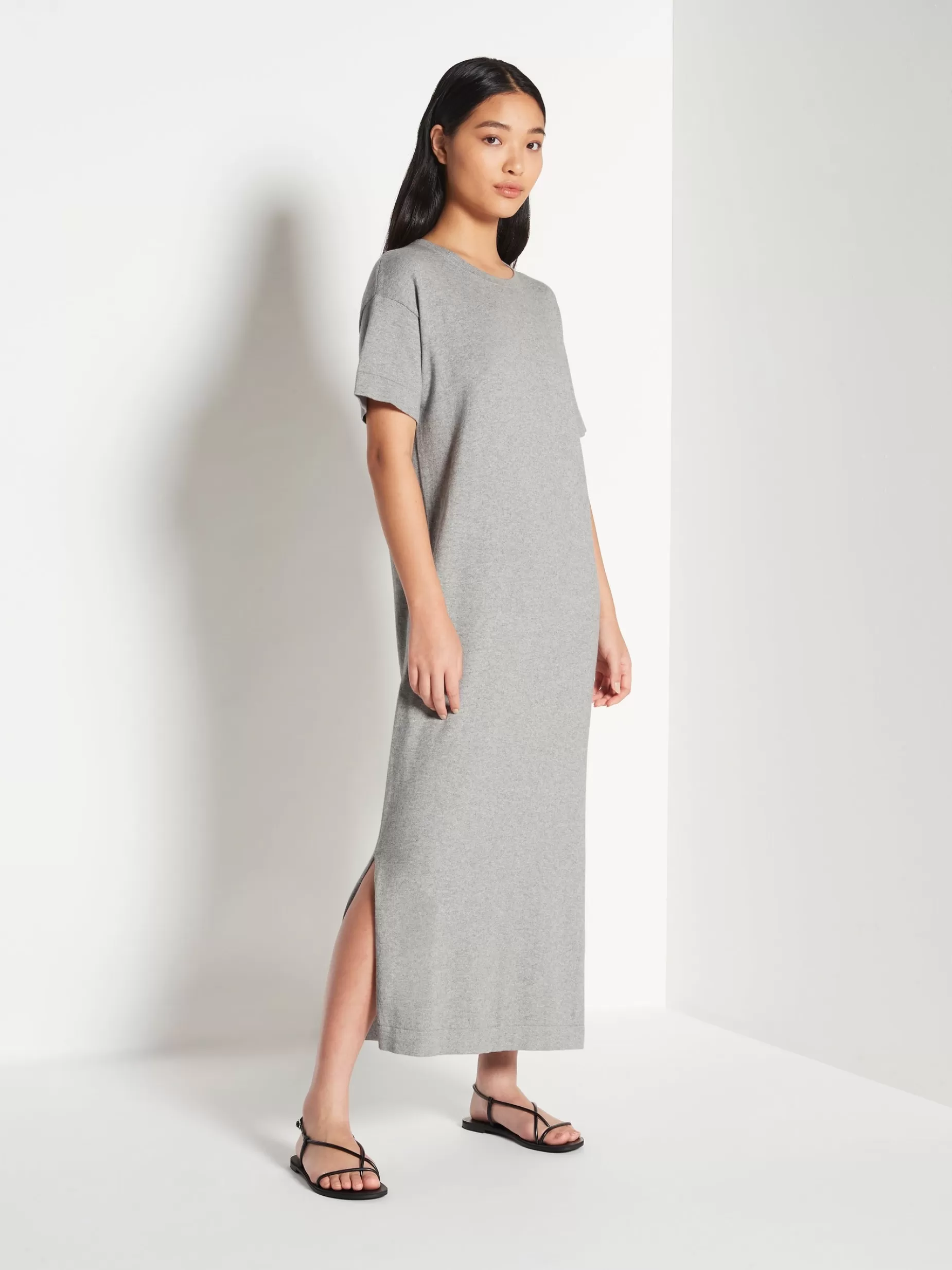 Women Juliette Hogan Jhl Long Box T Dress Cotton Cashmere