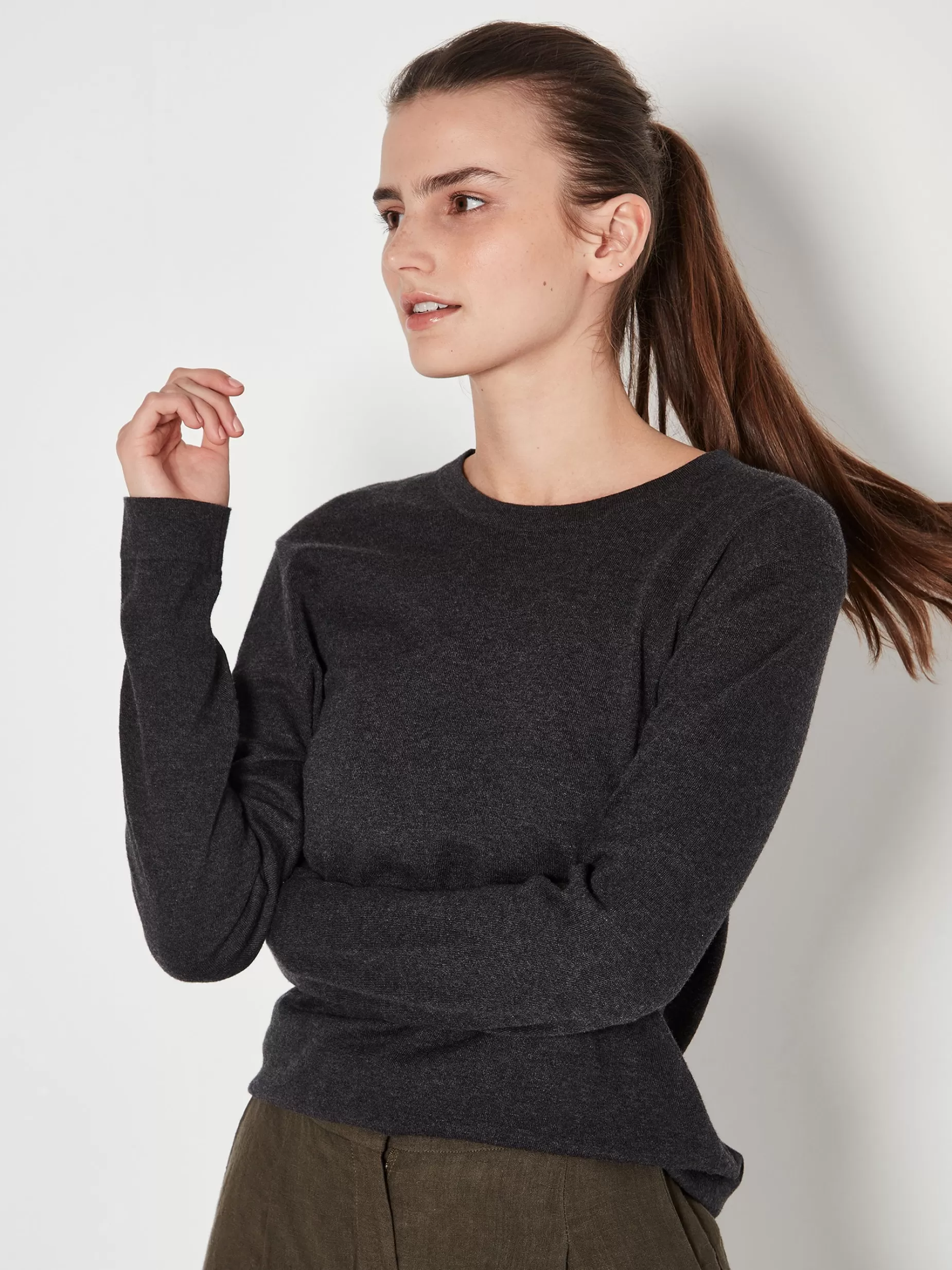 Women Juliette Hogan Jhl L/S Luxe T Luxe Cotton Cashmere