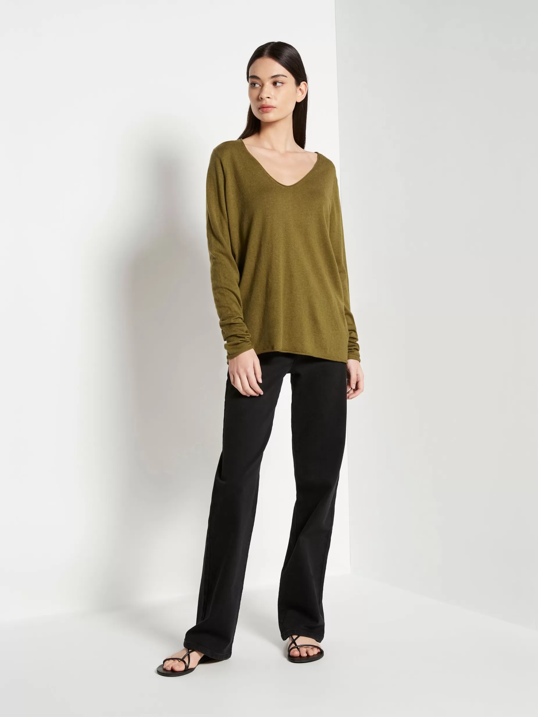 Women Juliette Hogan Jhl V-Neck L/S T Fine Cotton Cashmere