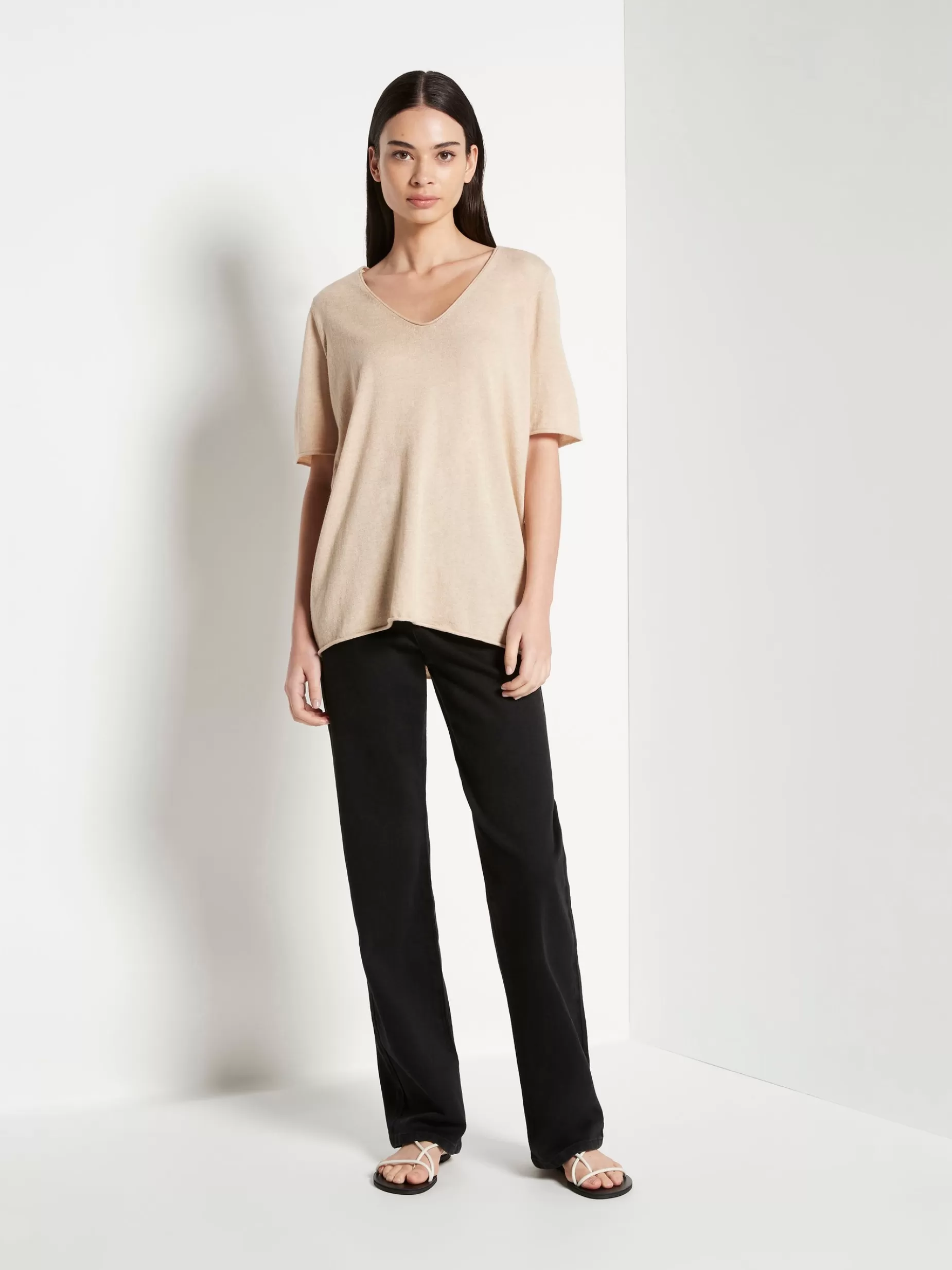 Women Juliette Hogan Jhl V-Neck T Fine Cotton Cashmere