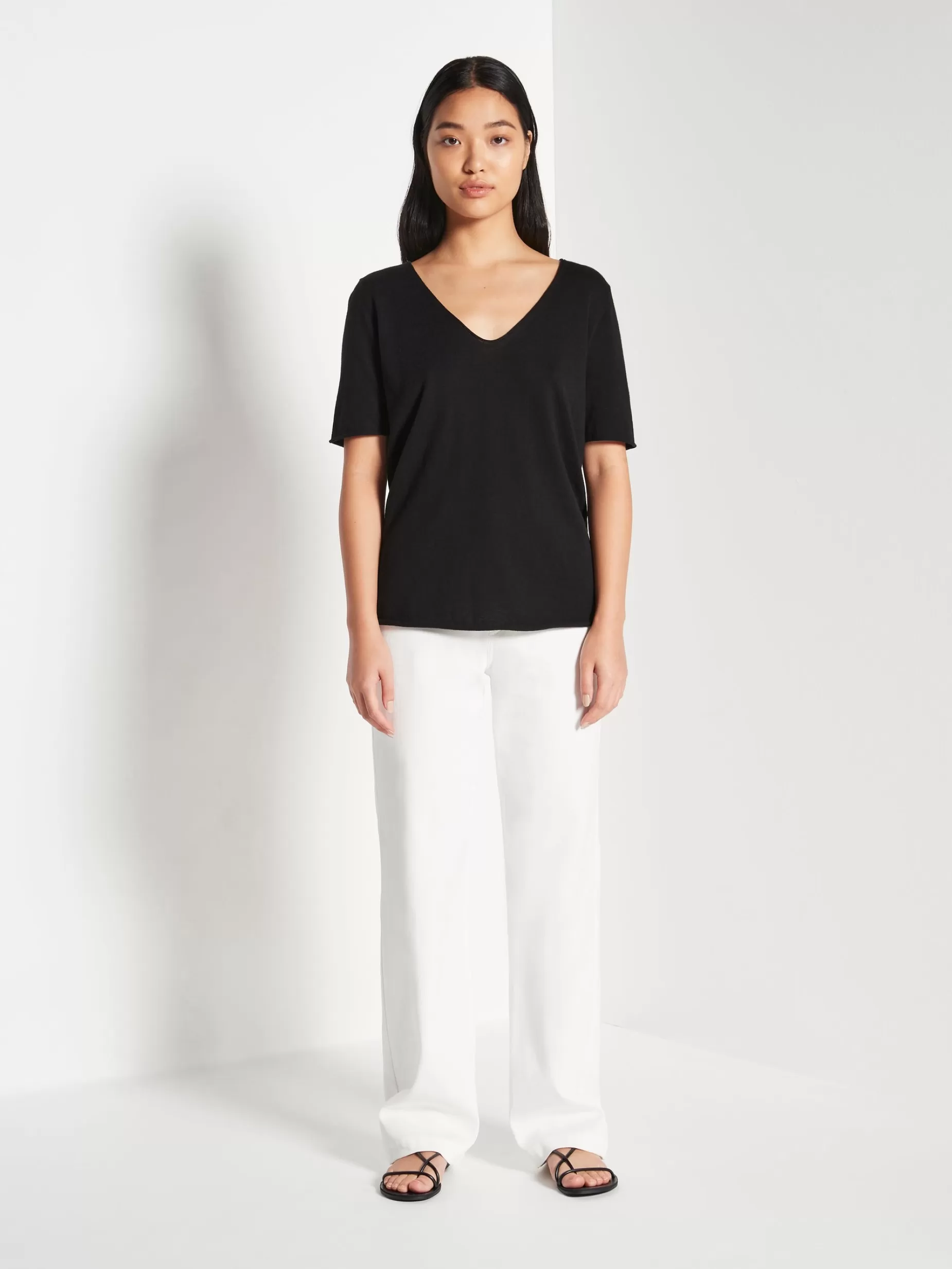 Women Juliette Hogan Jhl V-Neck T Fine Cotton Cashmere