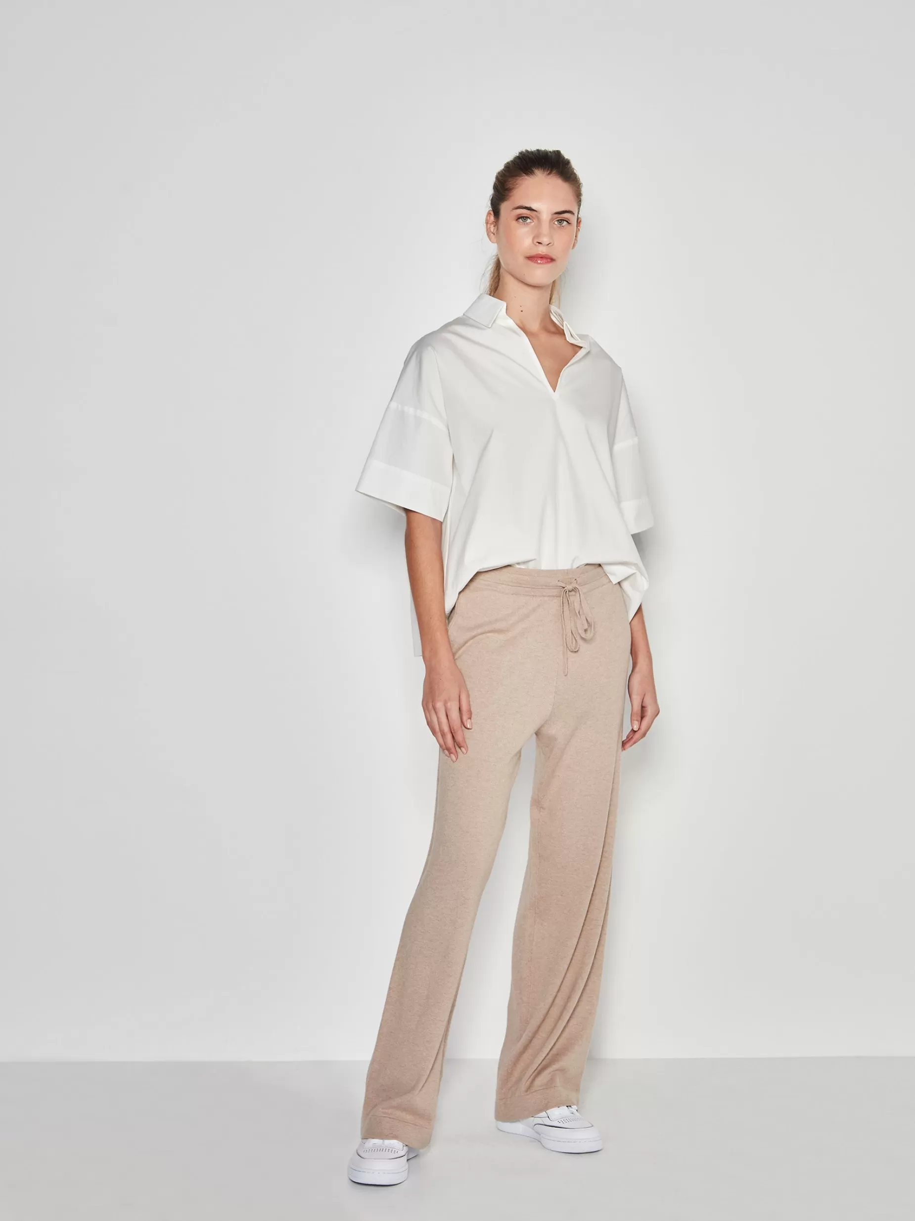 Women Juliette Hogan Jhl Wide Trackpant Cotton Cashmere