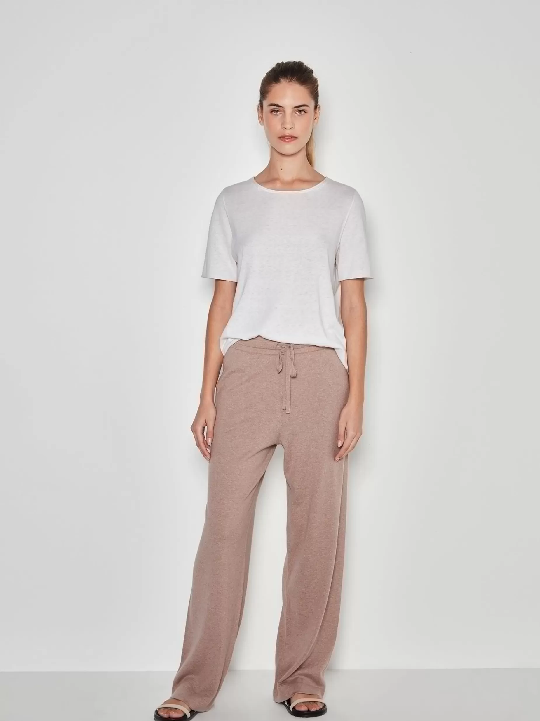 Women Juliette Hogan Jhl Wide Trackpant Cotton Cashmere