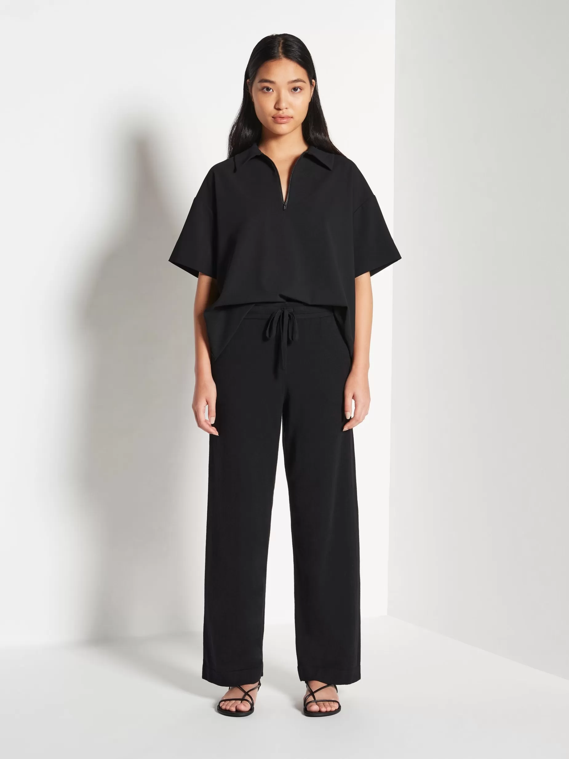 Women Juliette Hogan Jhl Wide Trackpant Cotton Cashmere