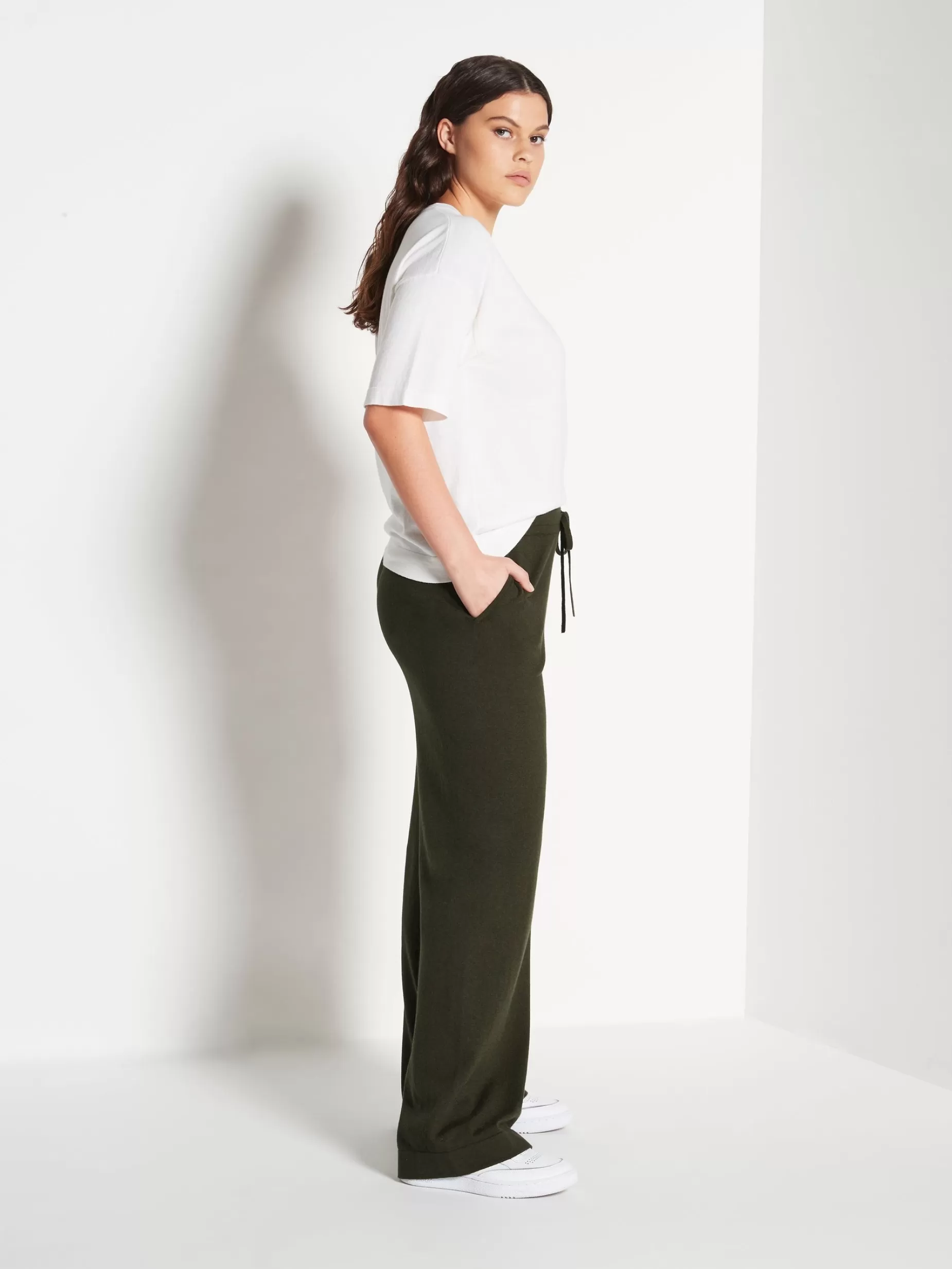 Women Juliette Hogan Jhl Wide Trackpant Cotton Cashmere