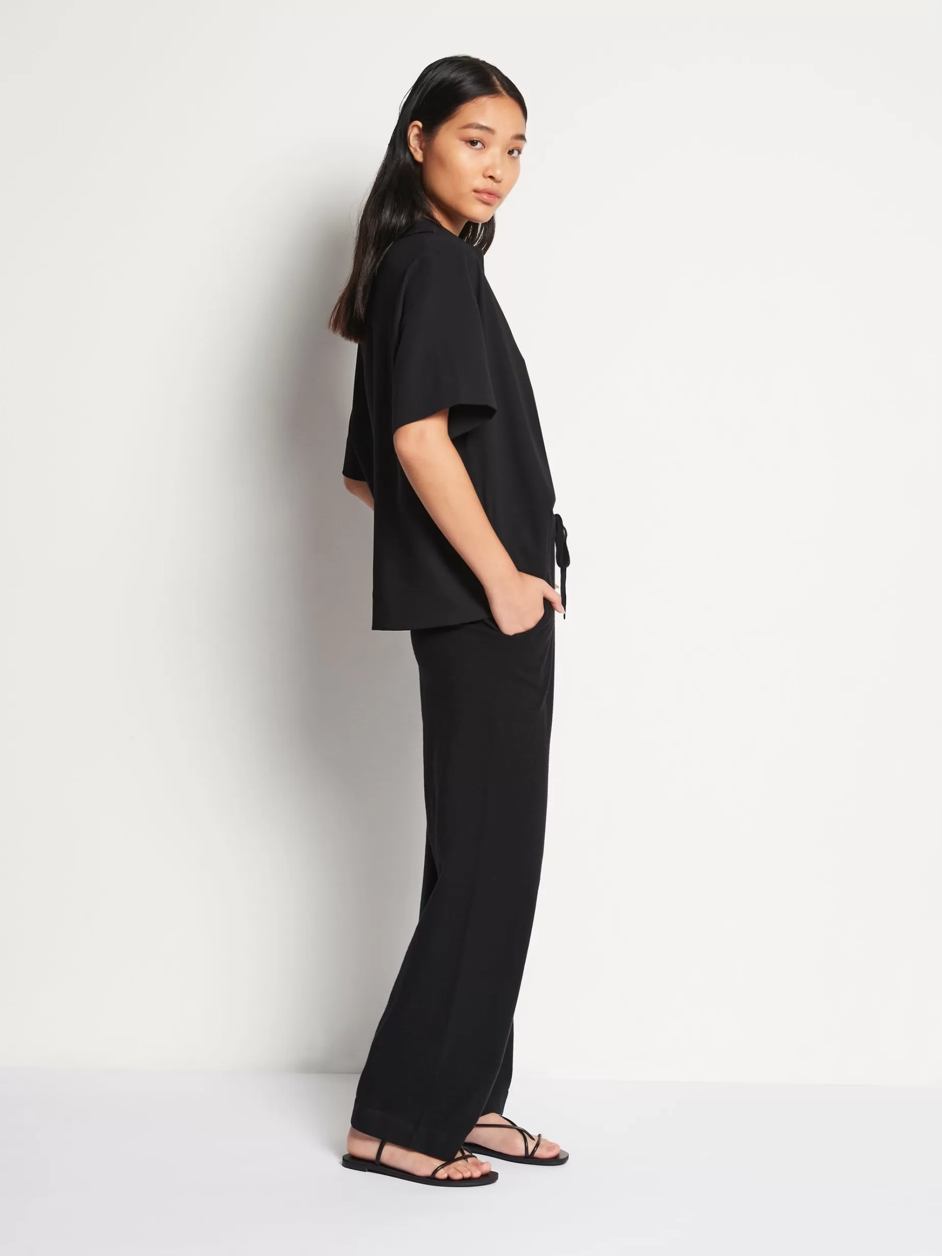 Women Juliette Hogan Jhl Wide Trackpant Cotton Cashmere