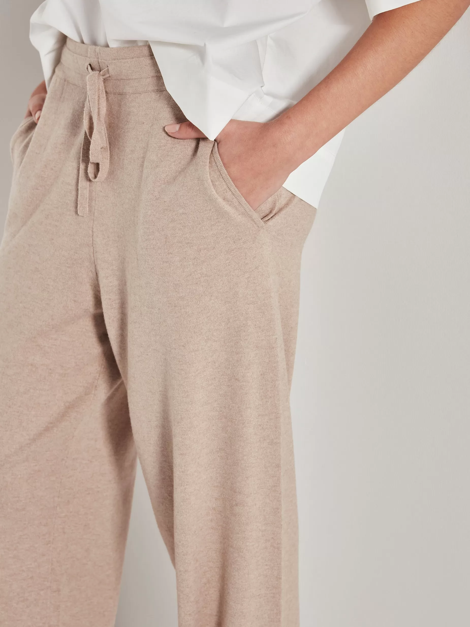 Women Juliette Hogan Jhl Wide Trackpant Cotton Cashmere