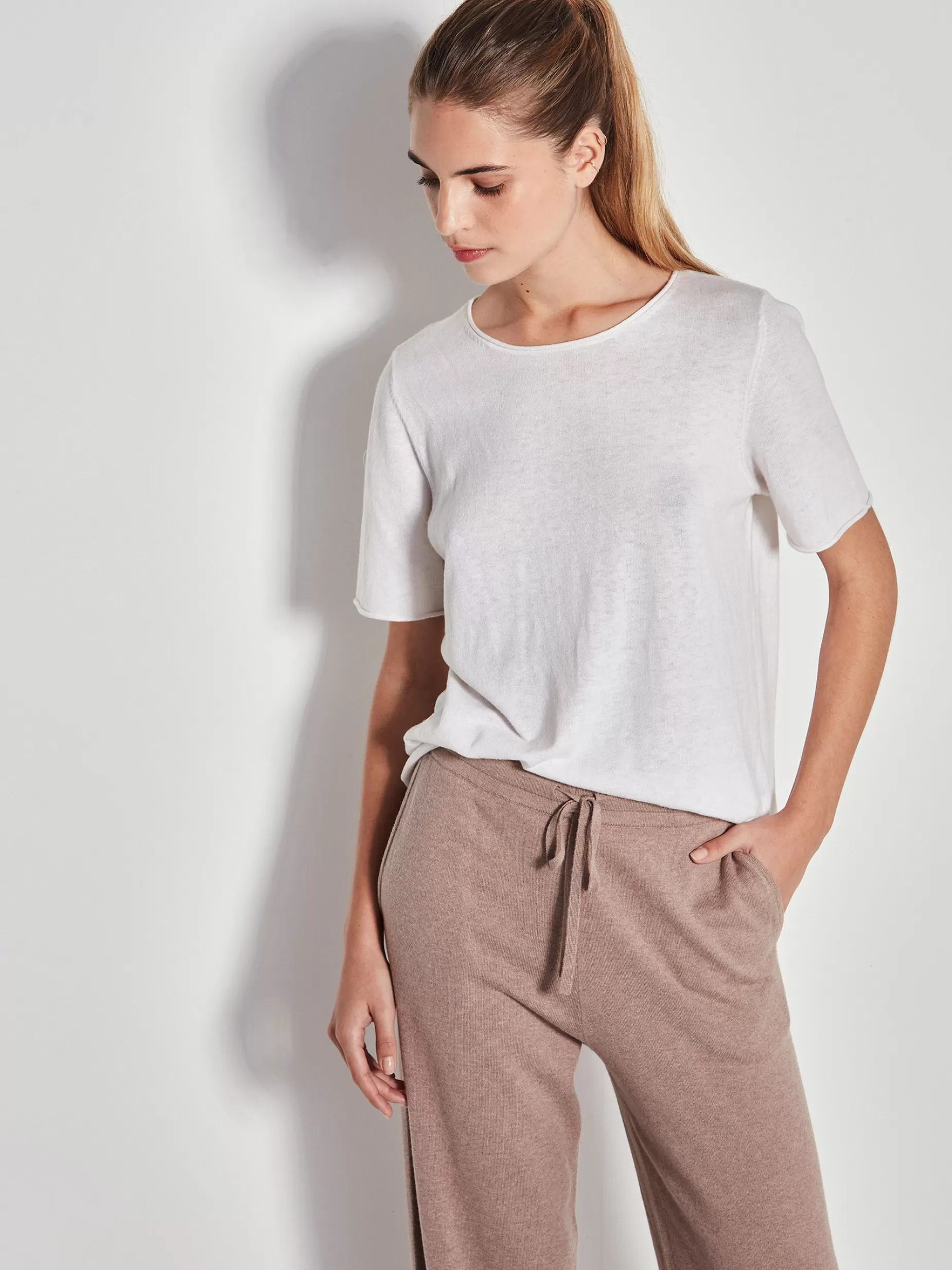 Women Juliette Hogan Jhl Wide Trackpant Cotton Cashmere