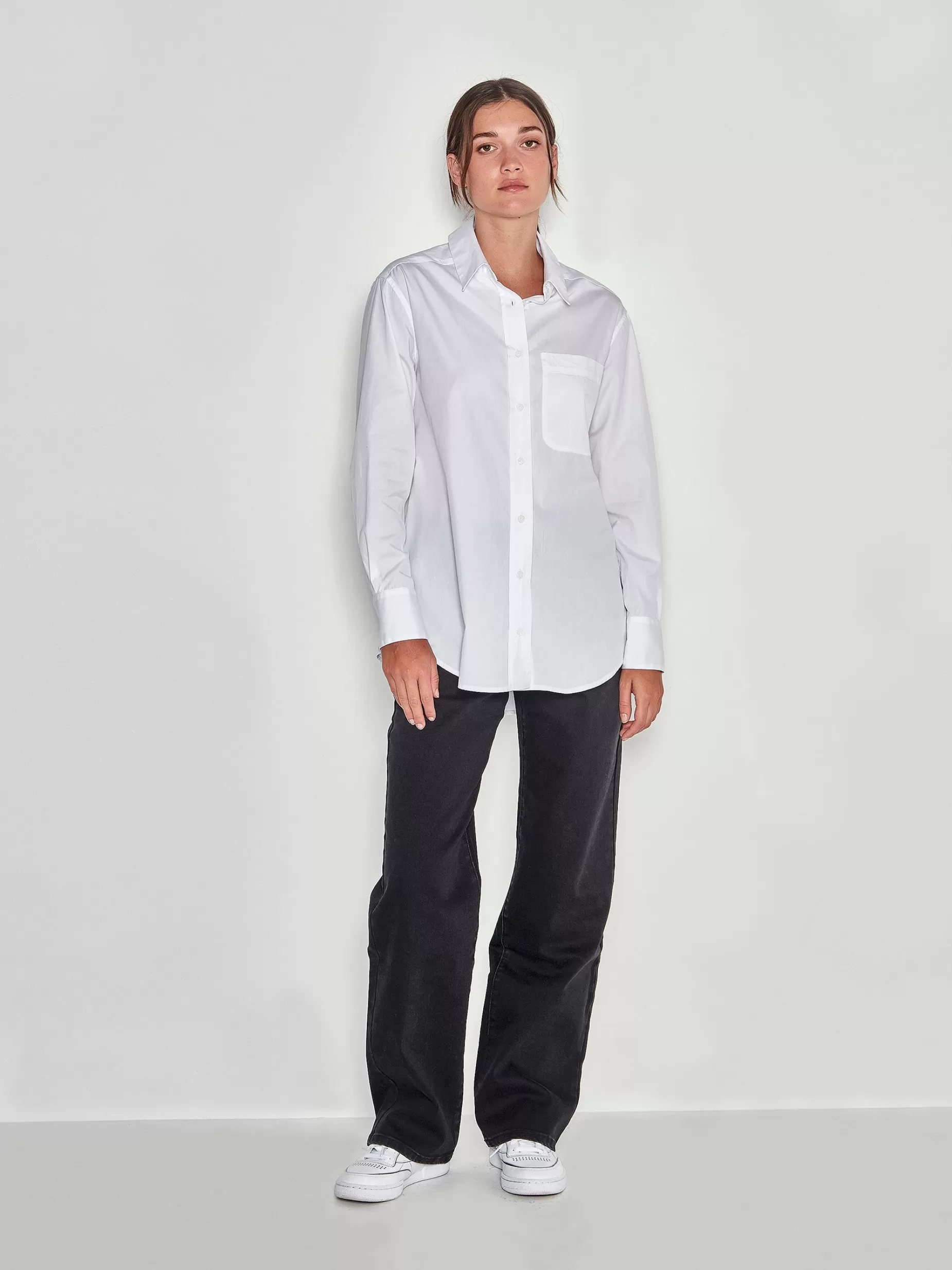 Women Juliette Hogan Karl Shirt Classic Cotton