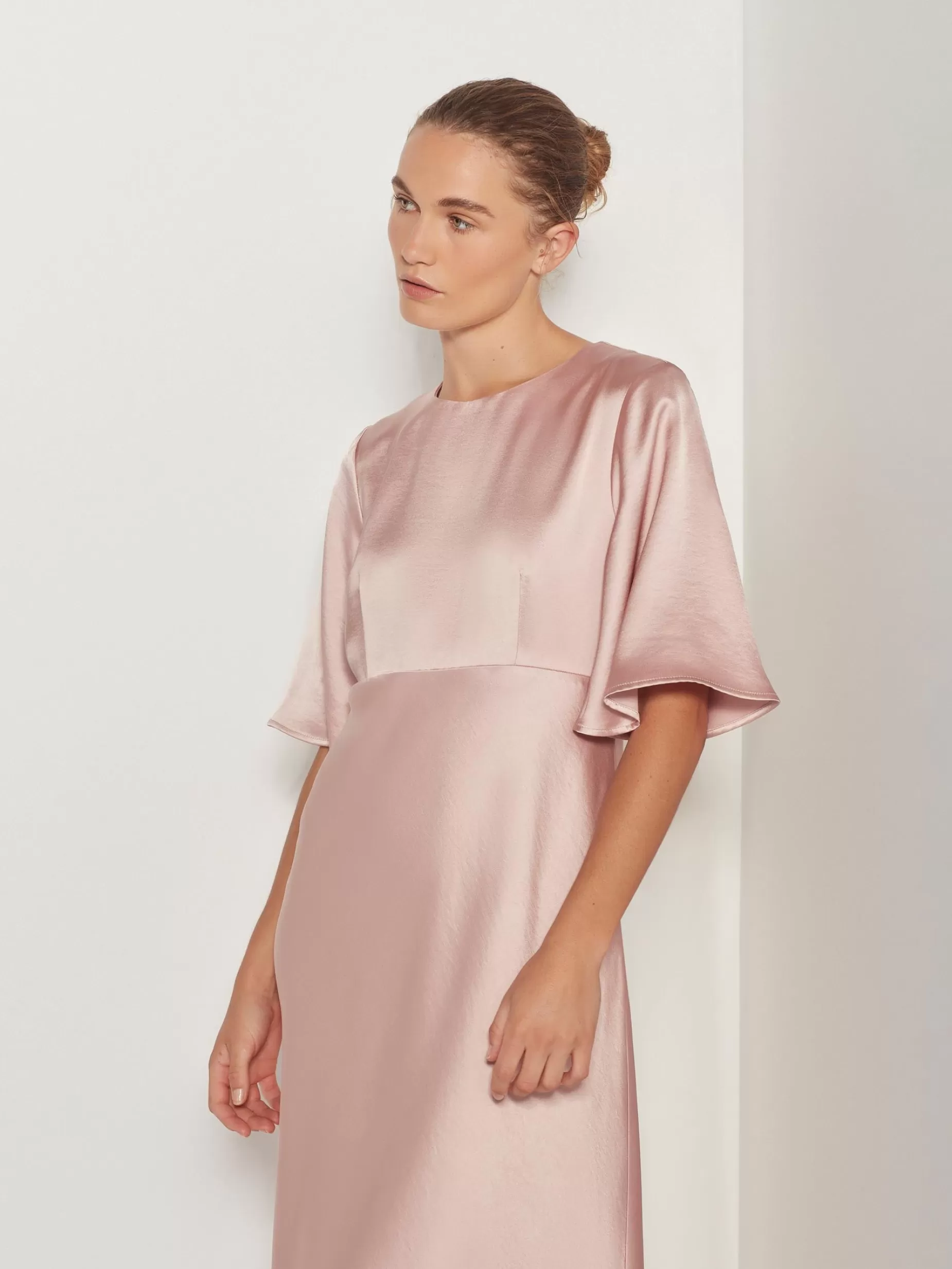 Women Juliette Hogan Lou Dress Heavy Satin