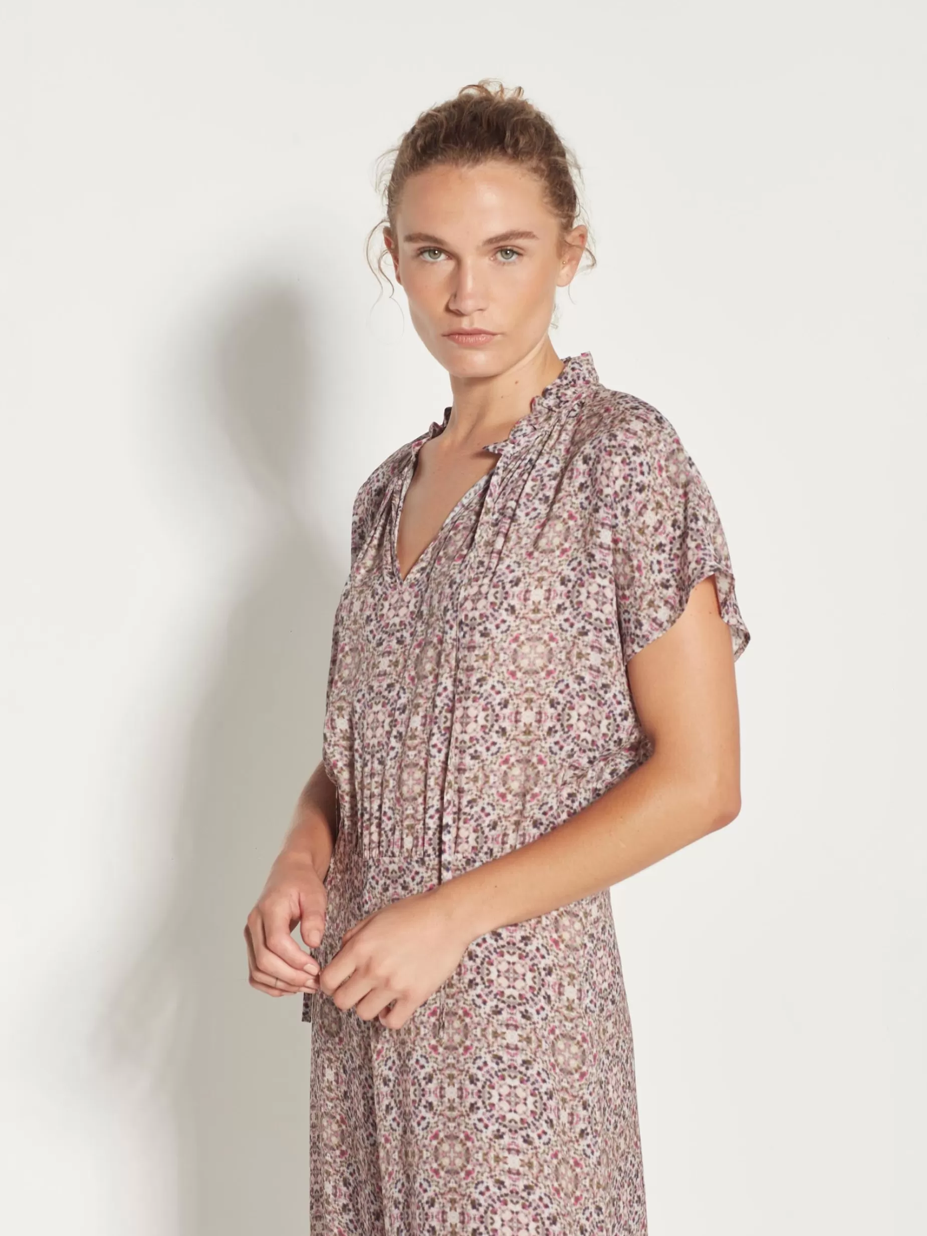 Women Juliette Hogan Pamela Dress Medina Silk Viscose