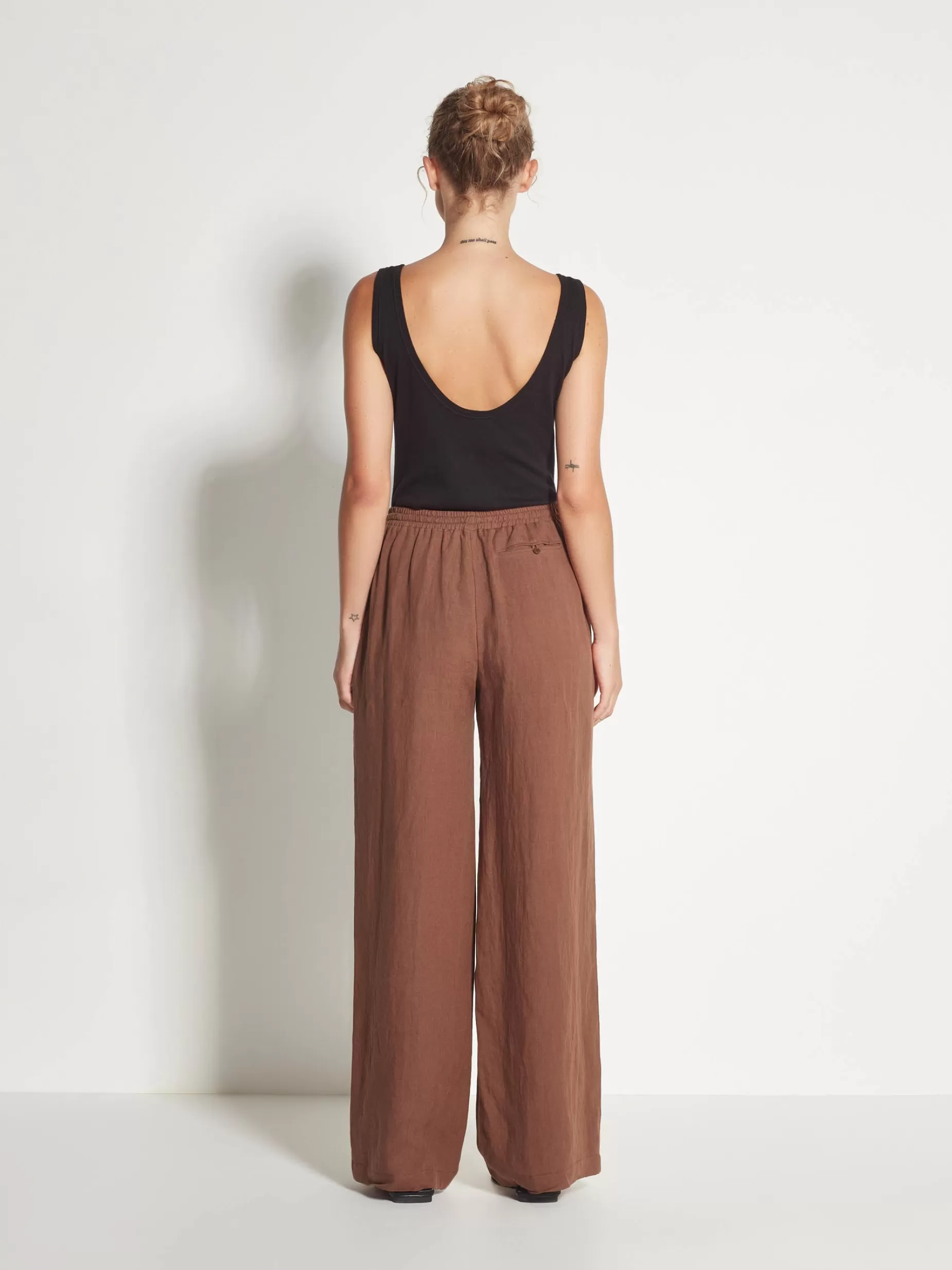Women Juliette Hogan Polly Pant Vintage Linen