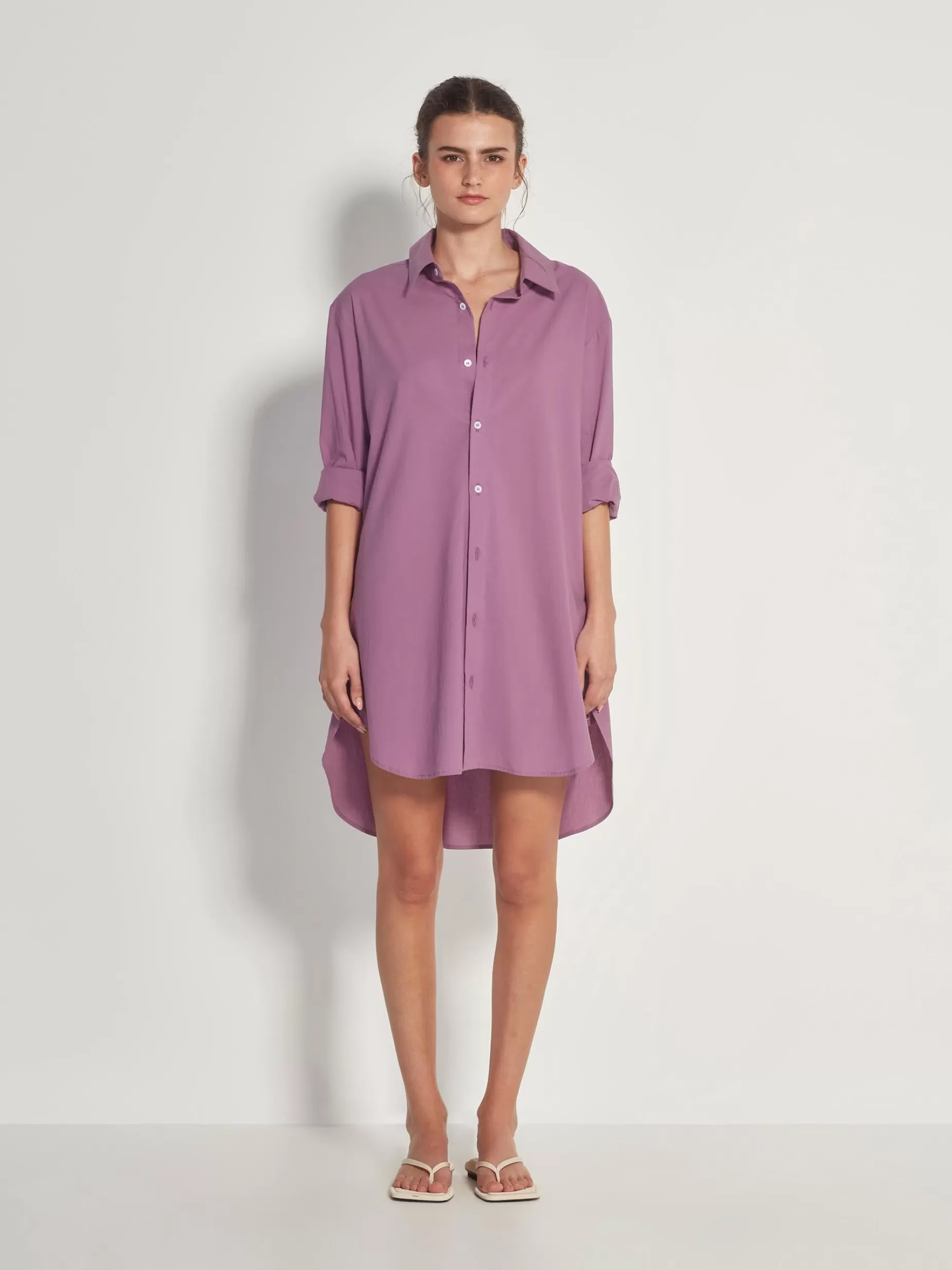 Women Juliette Hogan Resort Shirt Washed Cotton