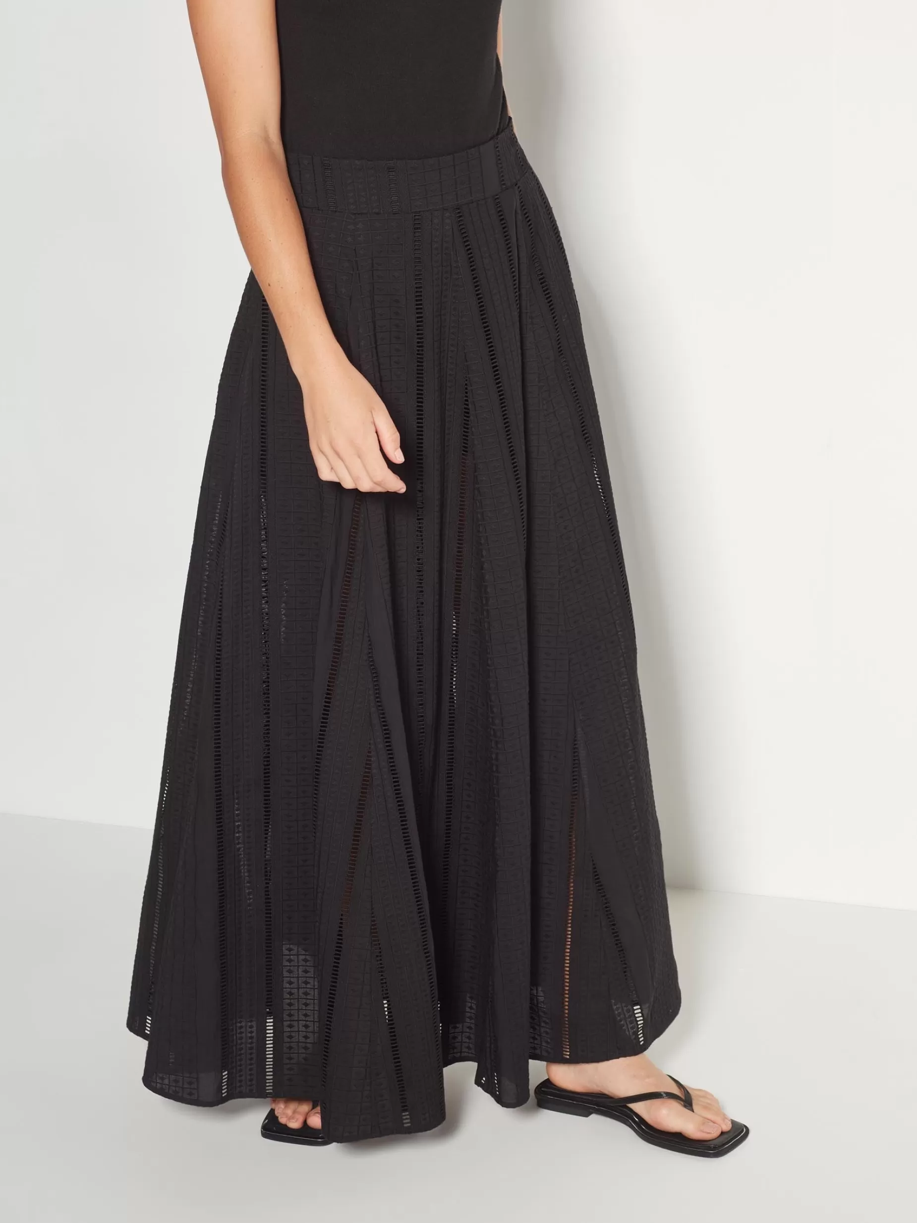 Women Juliette Hogan Rhodes Skirt Lattice Broderie