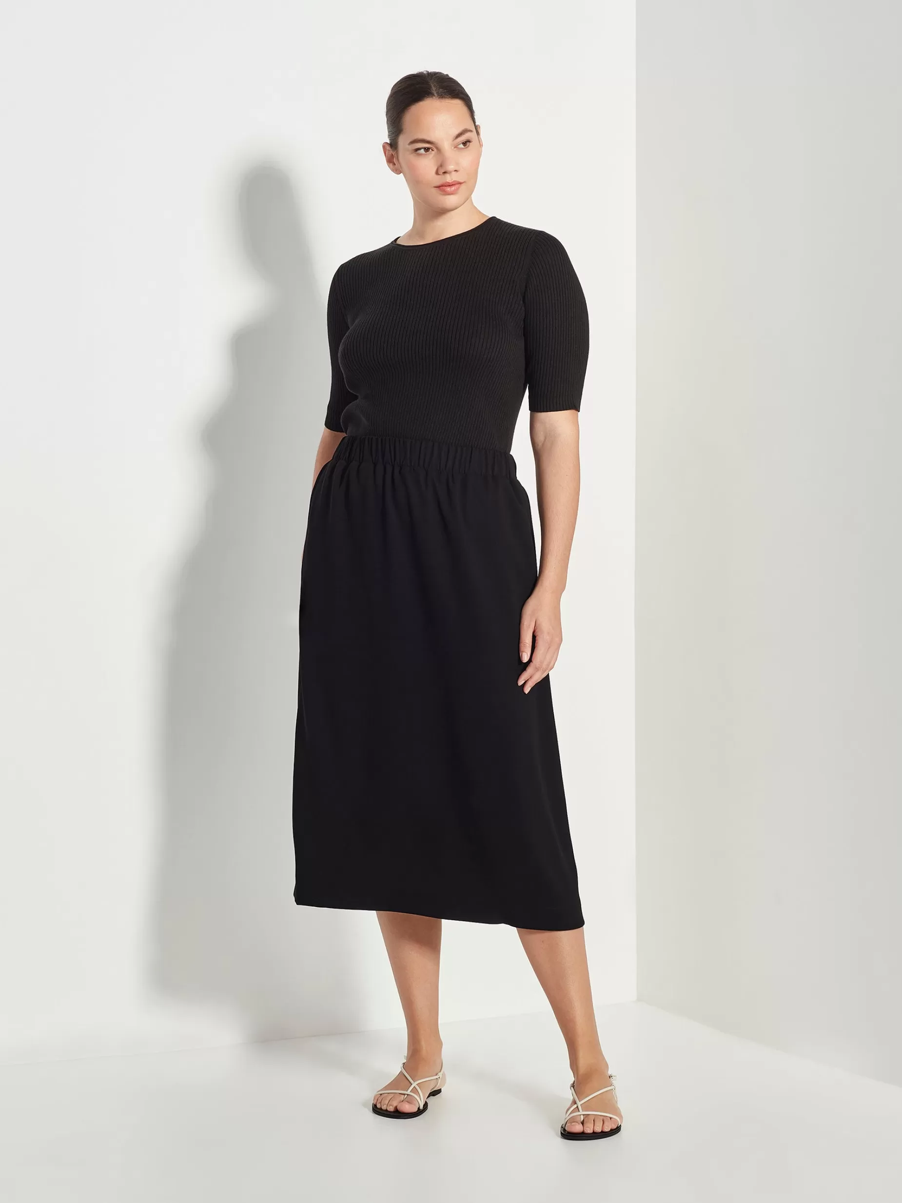 Women Juliette Hogan Sadie Skirt Matte Crepe